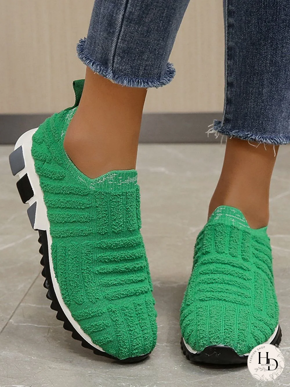 Mesh Breathable Casual Shoes Lace Up Towel Sneakers