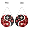 Acryl Yin Yang Diagramm der blühenden Rose - 5d DIY Handwerk Anhänger