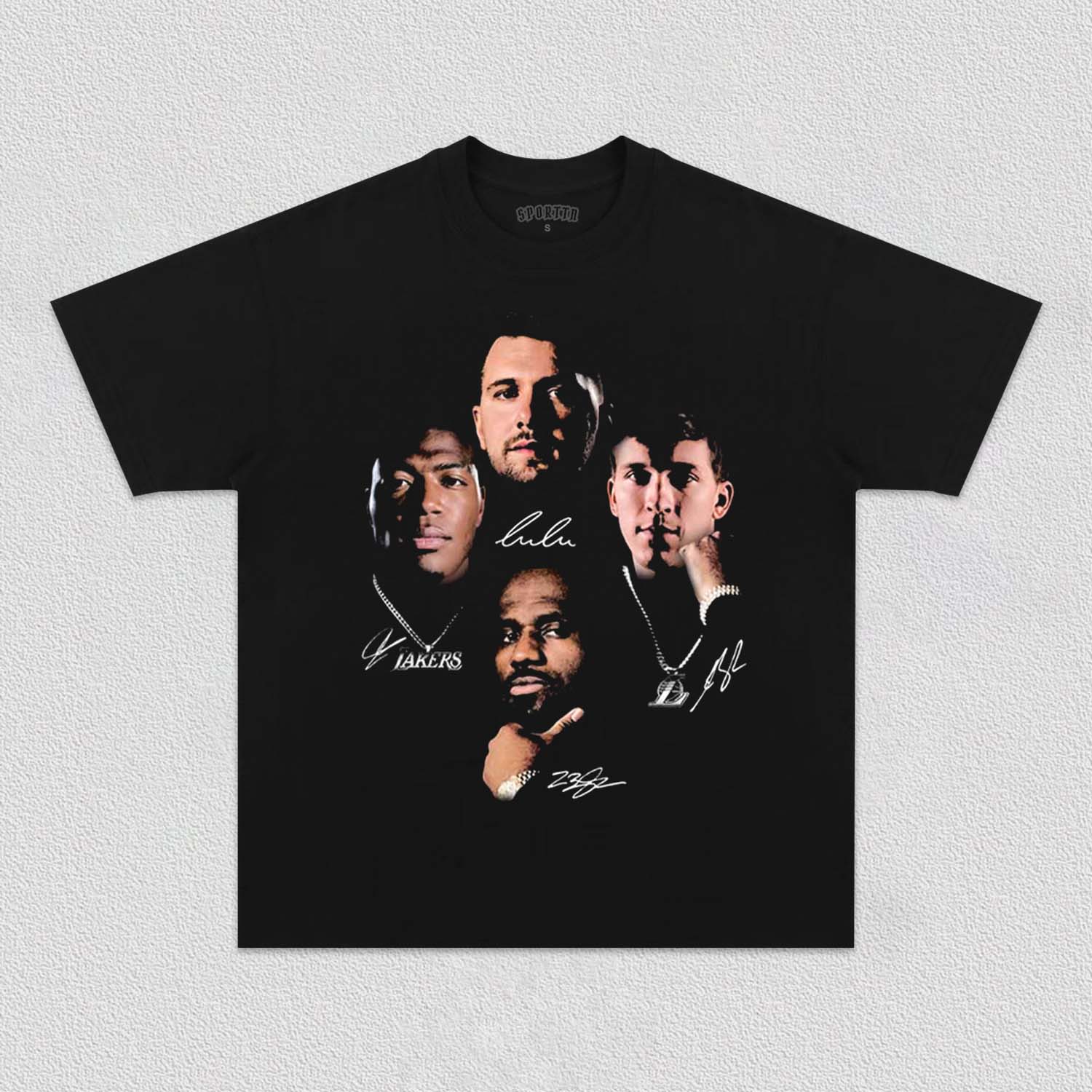 LUKA & JAMES & AUSTIN & RUI LAKERS TEE