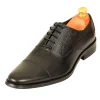 Men Captoe Leather Oxford Dress Shoes Wedding