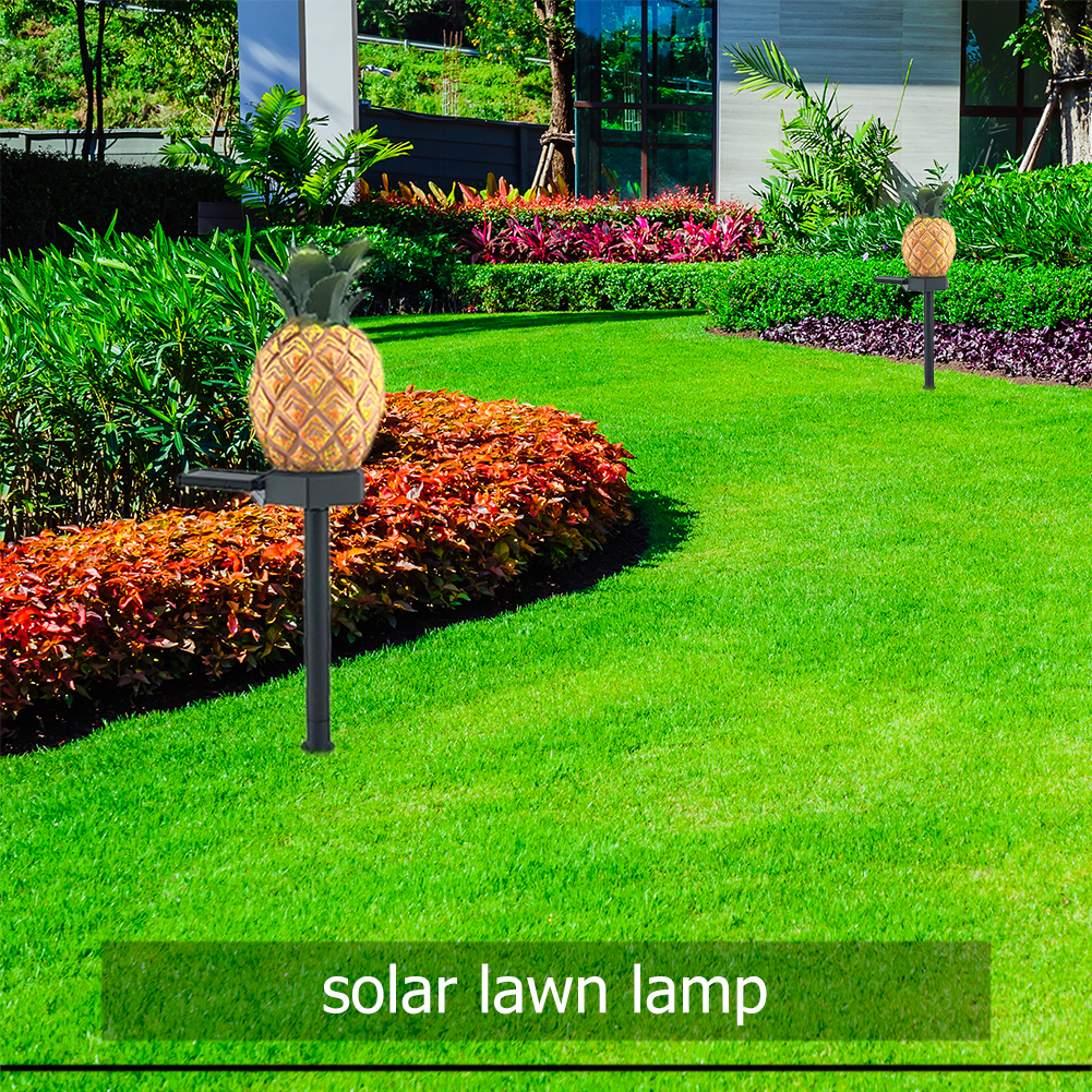 

LED Solar Lamp Pineapple Light Sensor Control Lawn Lamp for Garden Lighting, 501 Original