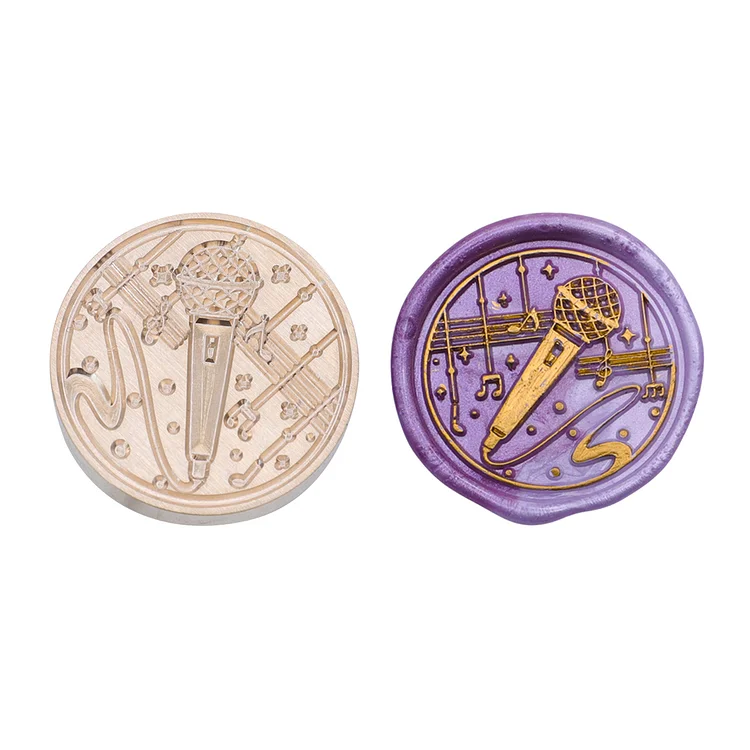 Diy Fire Lacquer Round Sealing Wax Stamp Head 25Mm gbfke
