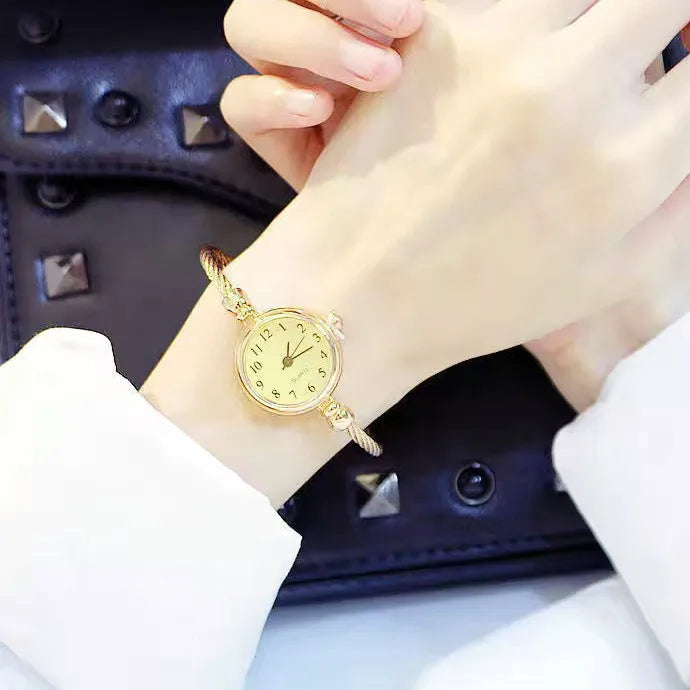 Minimalist Round Buckle Quartz Women’s Watches