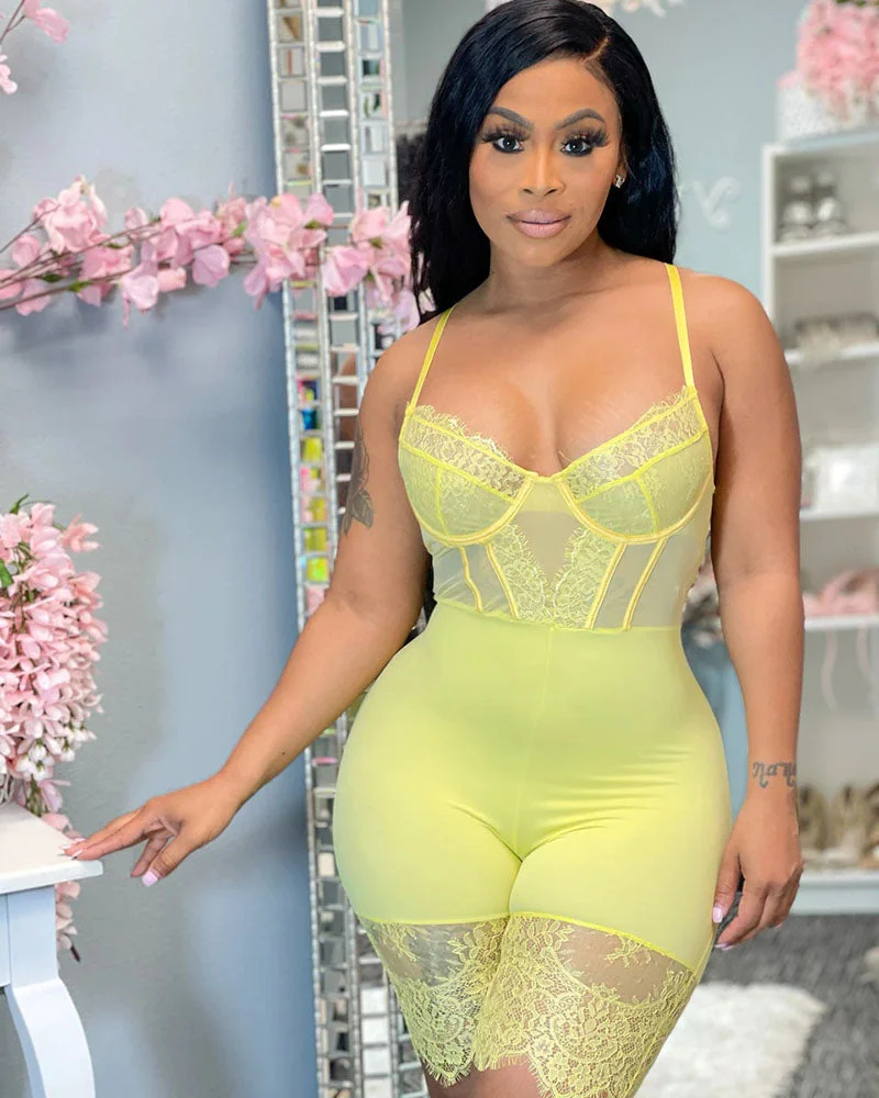 Erin Lace Romper