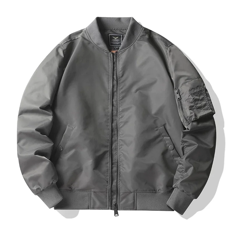 Men's Casual Loose Bomber Jacket