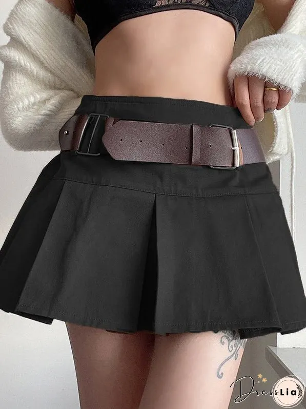 High Waist Slim Casual Skirt