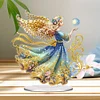 Diamond Painting Christmas Xmas Angel Table Top Diamond Painting Ornament Kits for Home Decor