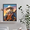 Diamond Painting-DIY Full Round Drill Cowboy Squirrel