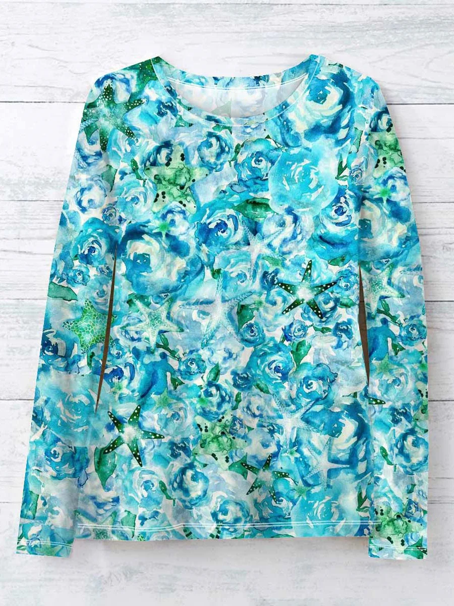 Women Long Sleeve High Quality Loose Soft Top Blouse