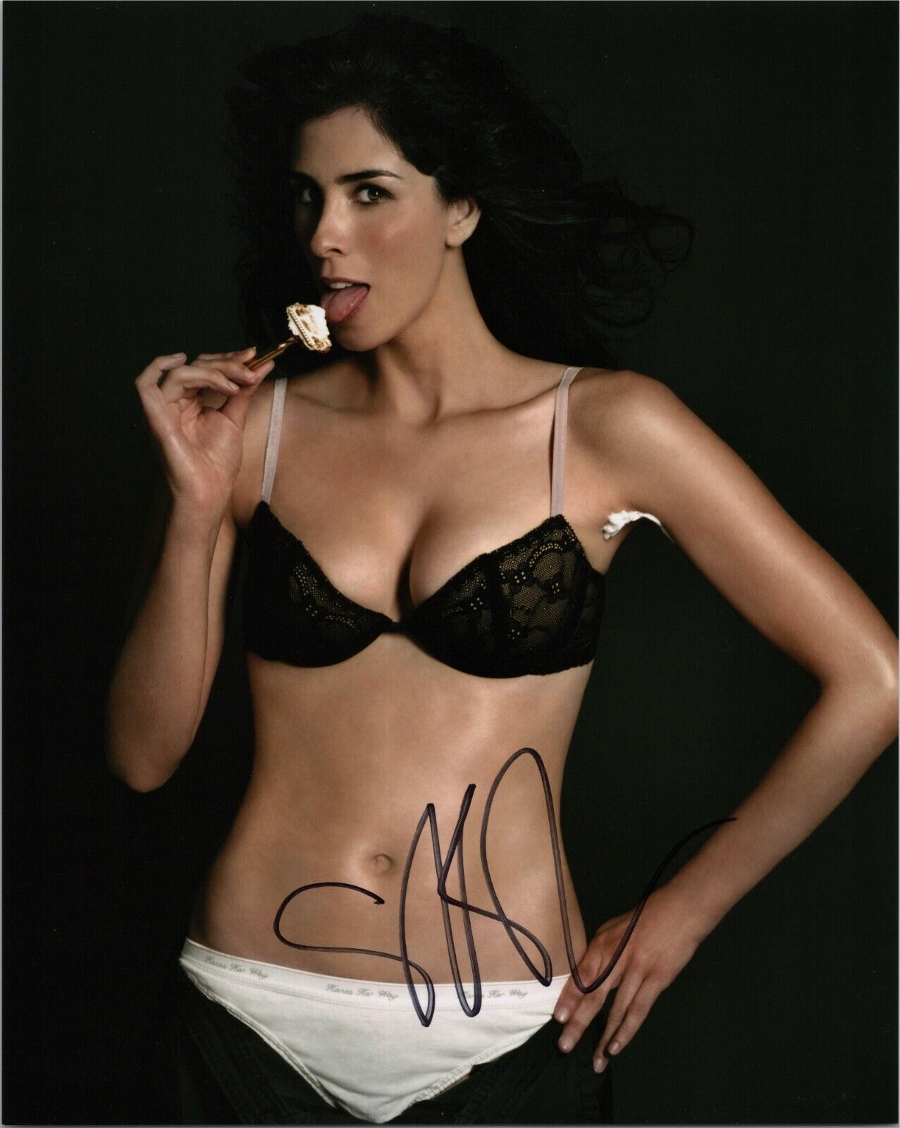 ~~ SARAH SILVERMAN Authentic Hand-Signed SEXY