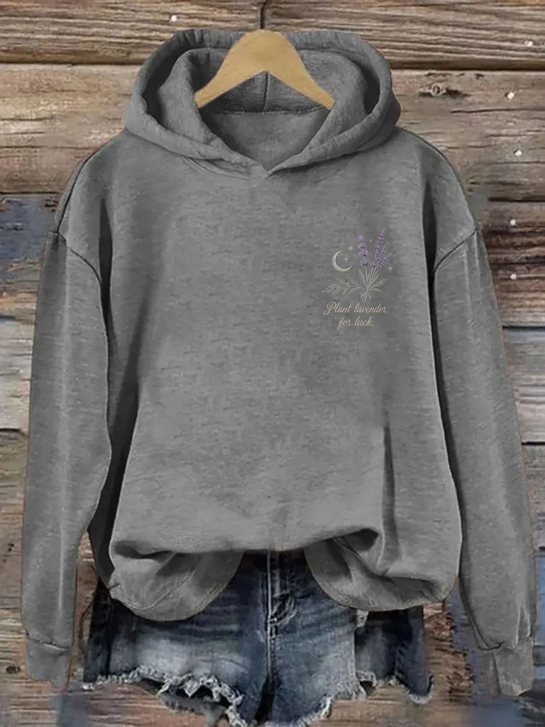 Plant Lavender For Luck Hoodie