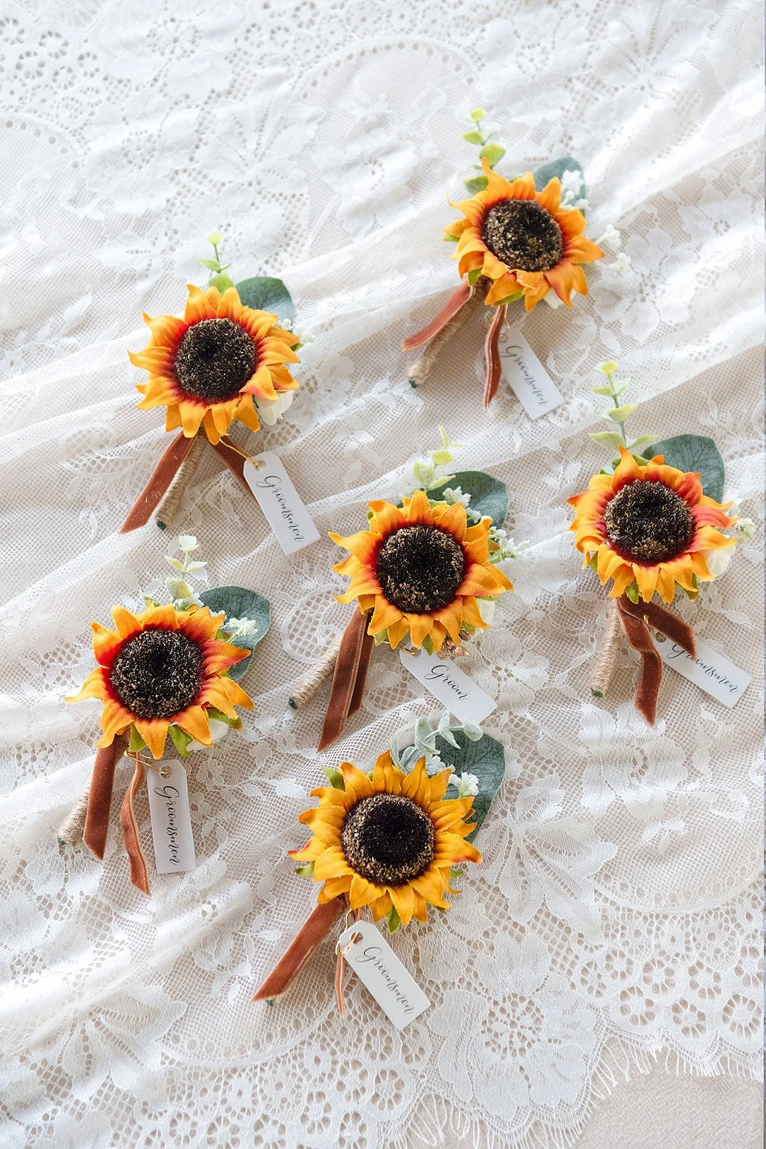 Boutonnieres in Sunflower
