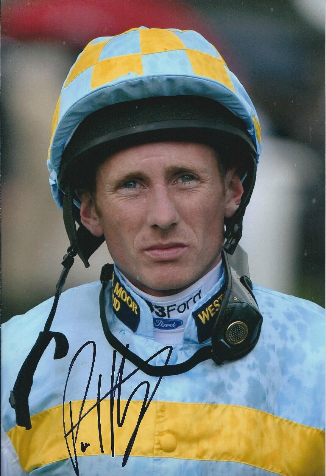 Paul HANAGAN SIGNED Autograph Photo Poster painting AFTAL COA Champion Jockey AUTHENTIC