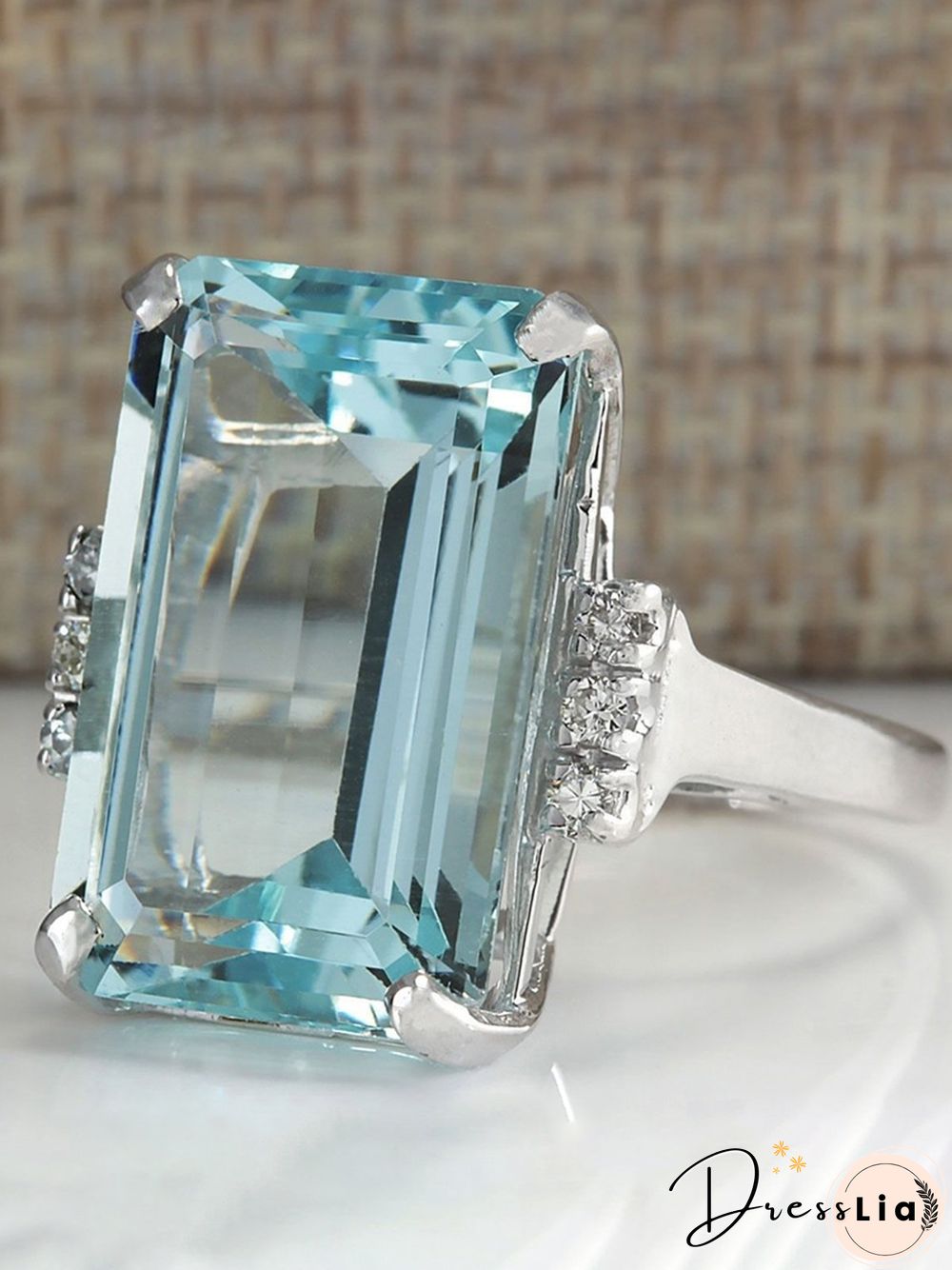 Sapphire Zircon Ring