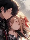 Kazuto Kirigaya & Yuuki Asuna Decorative Painting - Sword Art Online - Xingkong Studio