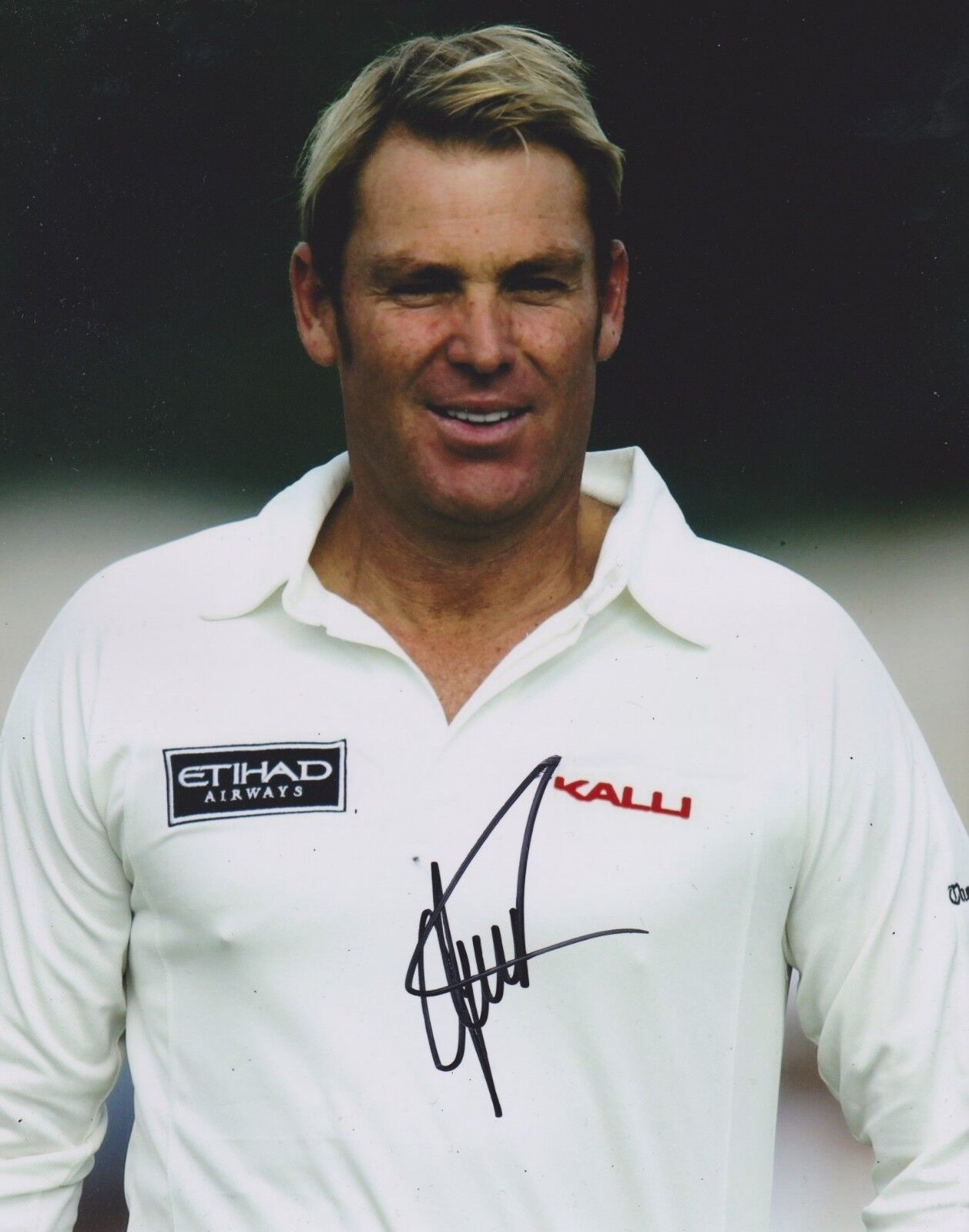 Shane Warne Signed 10x8 Photo Poster painting AFTAL