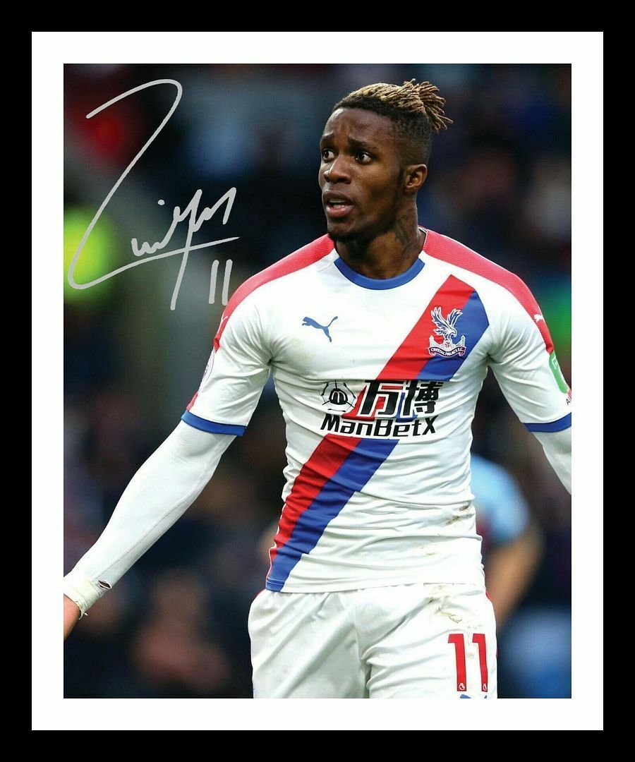 Wilfried Zaha - Crystal Palace Autograph Signed & Framed Photo Poster painting 2