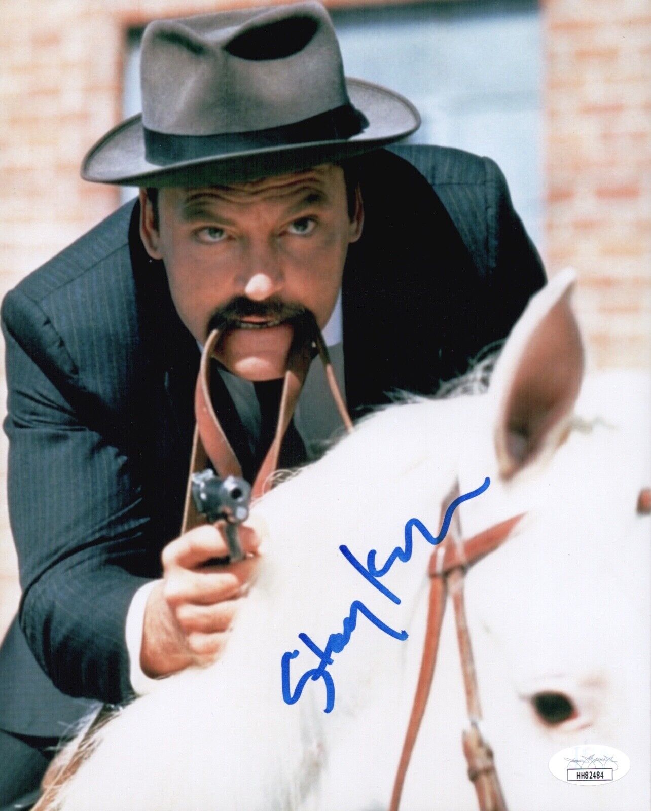 STACY KEACH Signed MIKE HAMMER 8X10 Photo Poster painting In Person Autograph JSA COA Cert