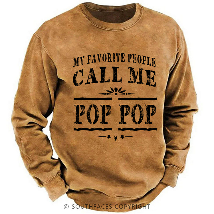 Pop Pop Gifts Grandpa Fathers Day Sweatshirt