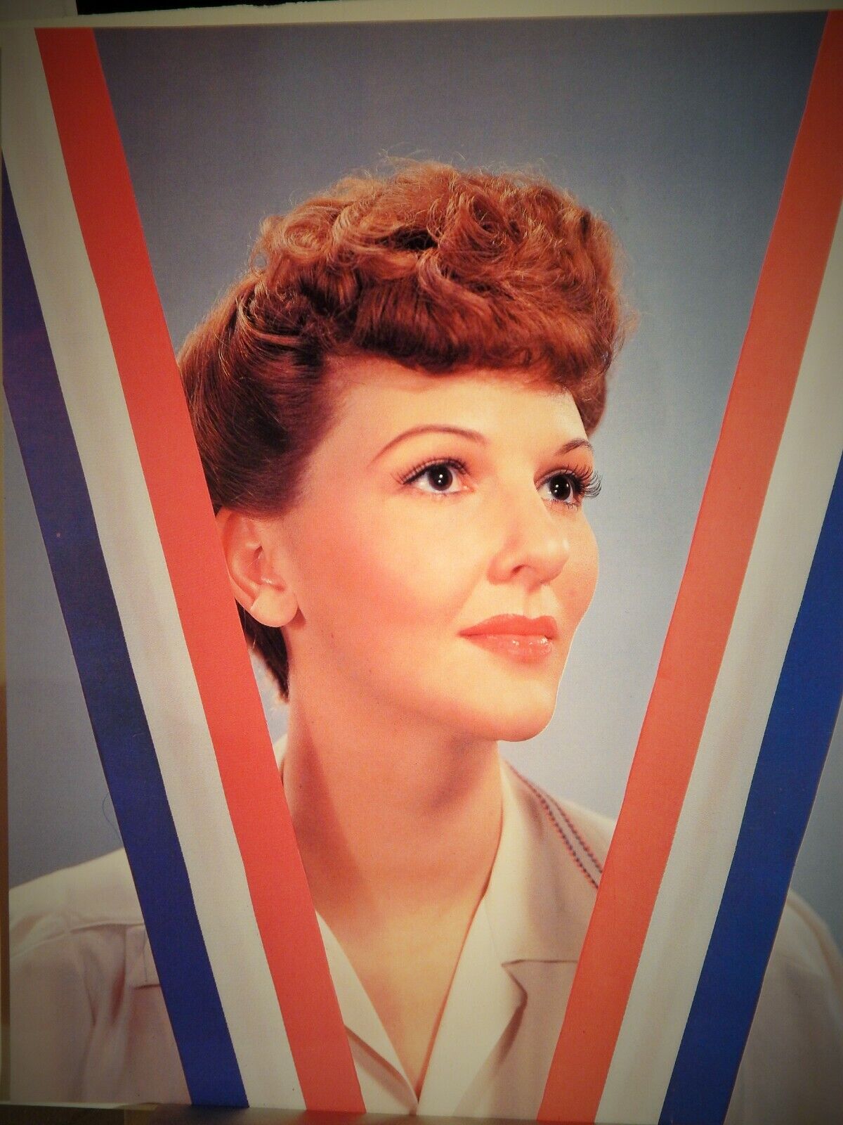 MARY MARTIN 1943 PUBLICITY Photo Poster painting HI-DEF(1987 reprint)