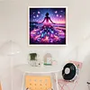 Beach Butterfly Dress Girl - 11CT Stamped Cross Stitch - 45*45cm