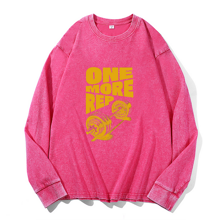 One More Per  Men's Washed Sweathshirt