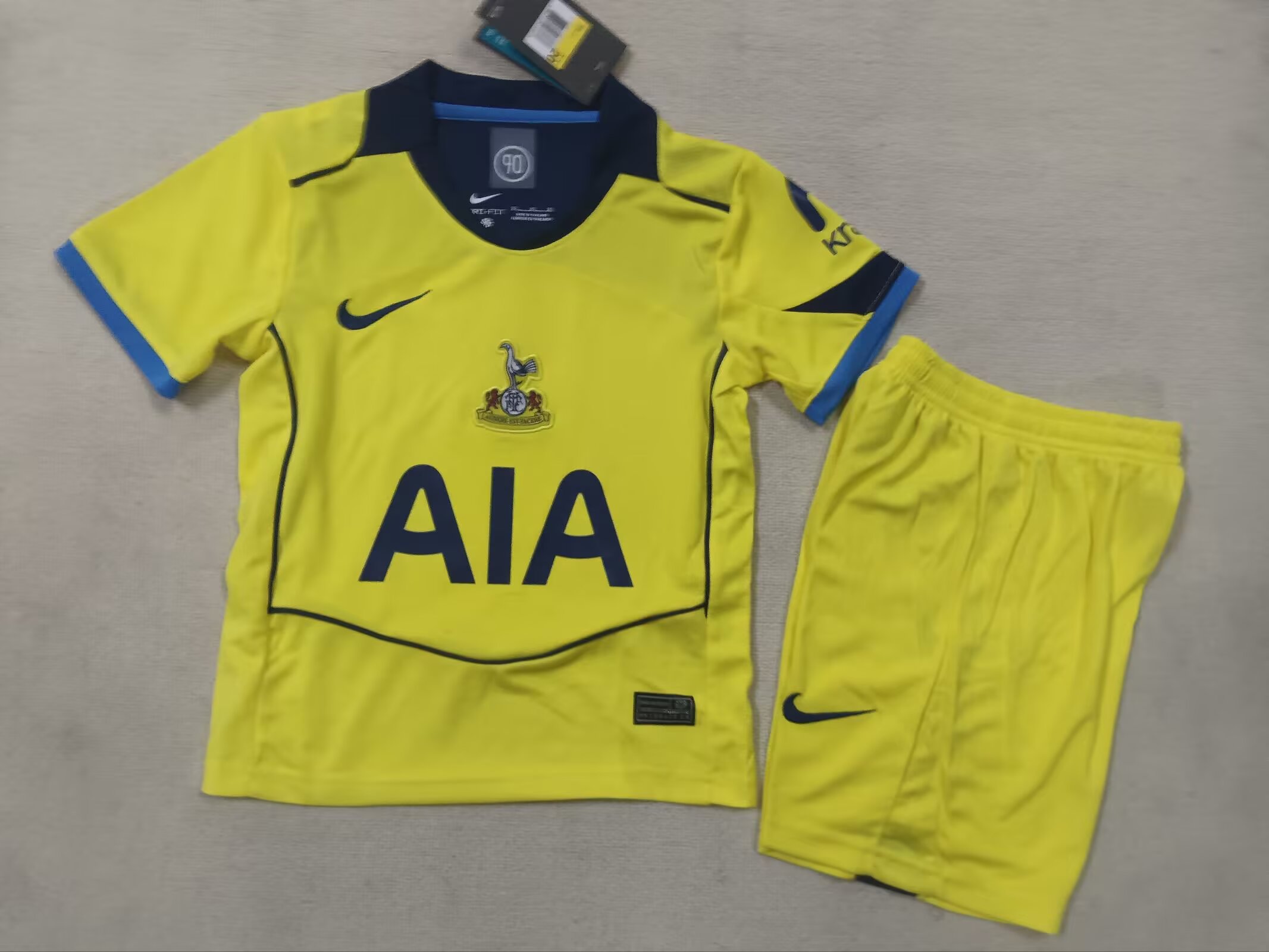 25/26 Tottenham Third Away Kids Kit Football Shirt Thai Quality