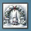 Diamond Painting -DIY Round Drill Gnome at the Door