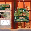 Diamond Painting 2D Flat Xmas Car Theme Pendant Wall Door Decoration