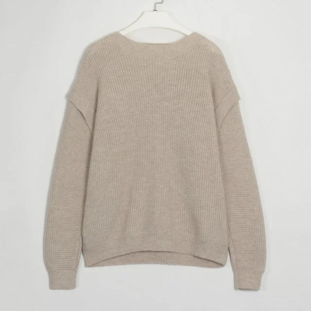 Casual Elegant Cashmere Ladies New Coming Sweater