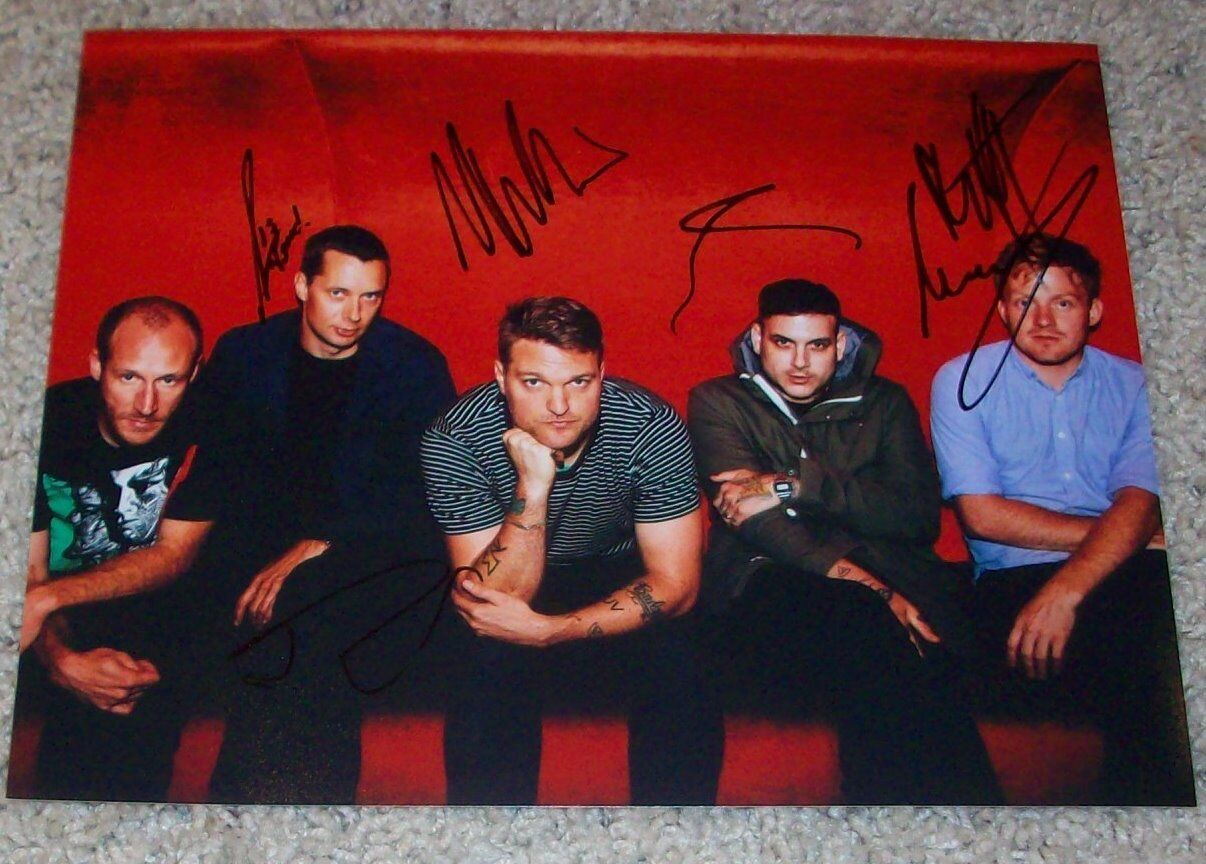 COLD WAR KIDS BAND SIGNED AUTOGRAPH 8x10 Photo Poster painting FIRST w/PROOF NATHAN WILLETT +4