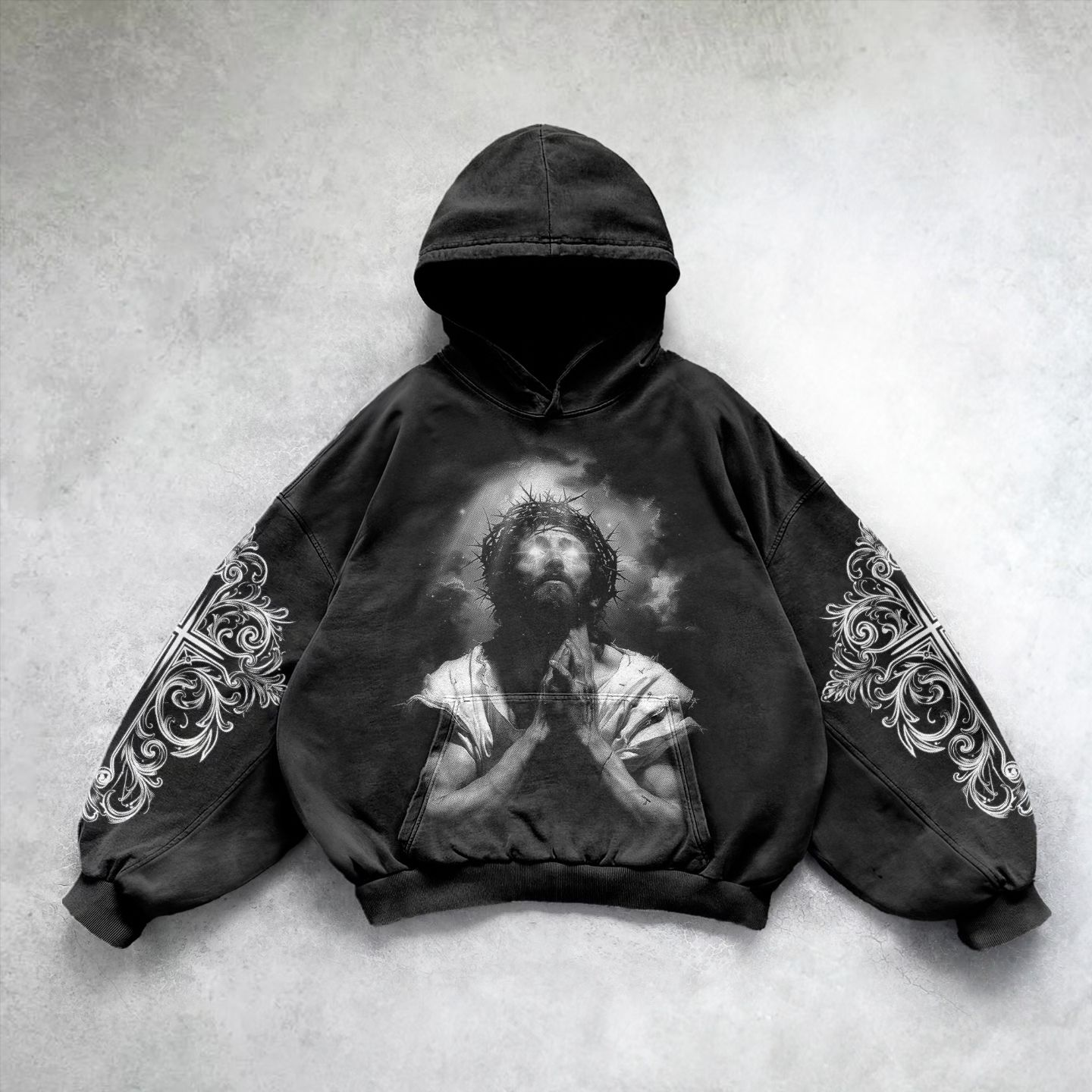 Pray Vintage Hoodie