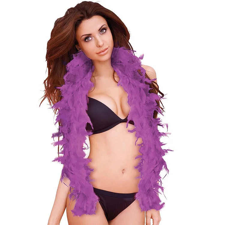 pornhint Pornhint Ouch! Seductive Feather Boa in Purple