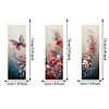 3Pcs DIY Flowers Butterfly Special Shape Diamond Painting Bookmark
