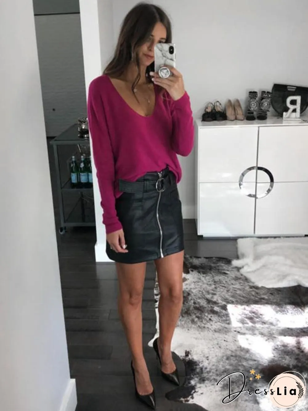 Loose 6 Colors Long Sleeves Sweater Tops