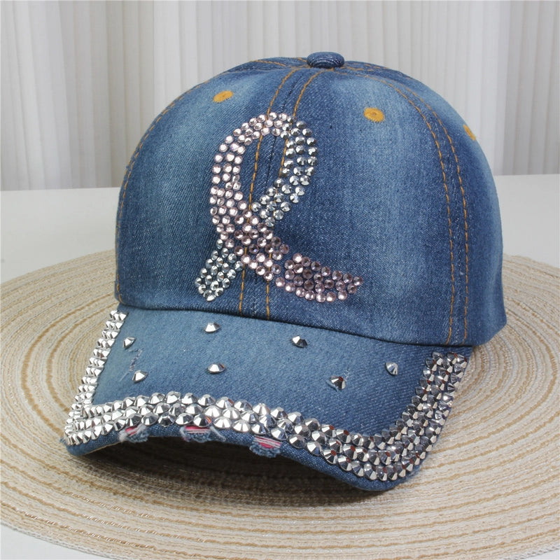 Unisex Streetwear Pentagram Letter Butterfly Curved Eaves Baseball Cap