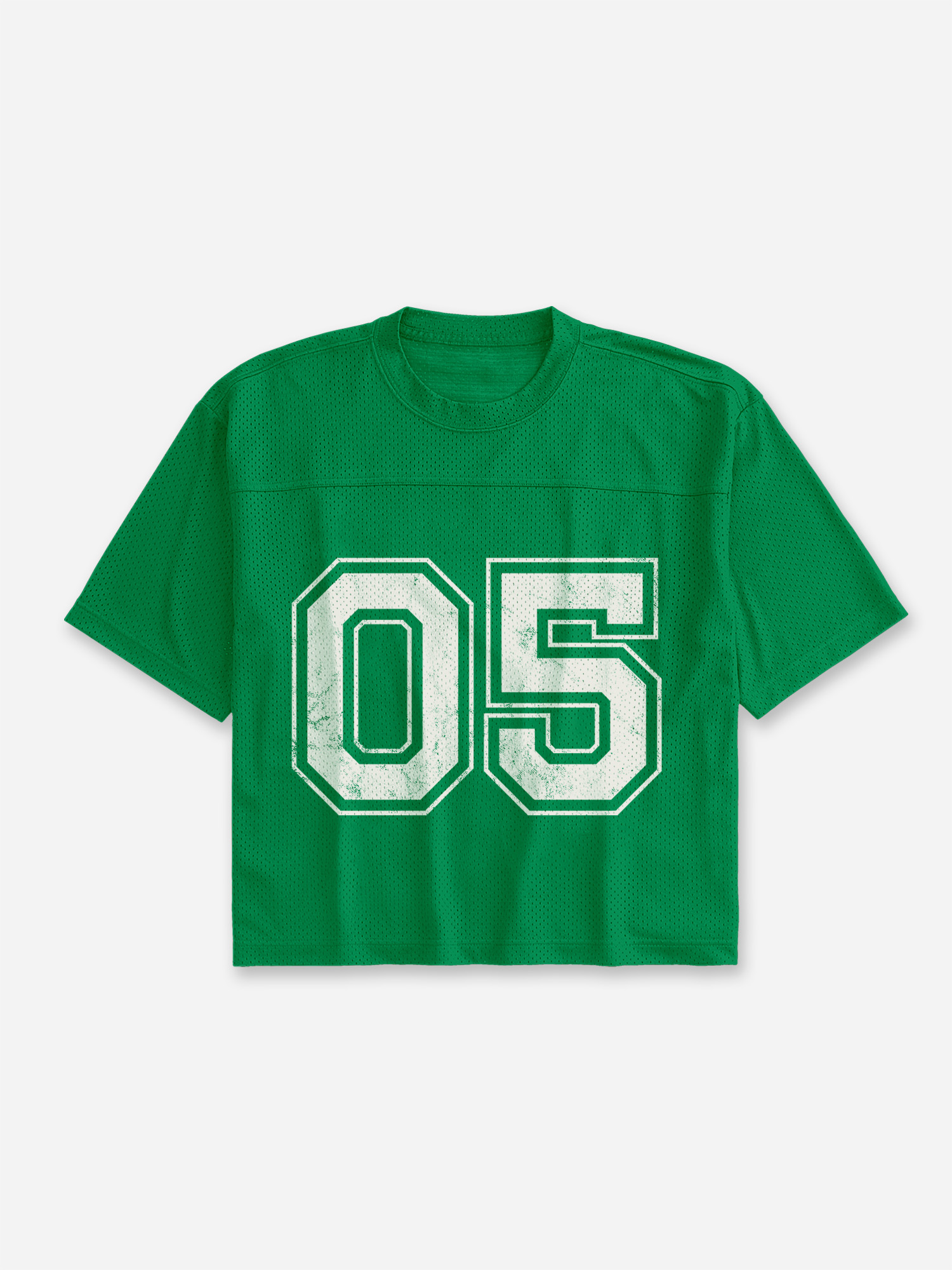 Retro Blokecore Mesh Football Jersey T-shirt