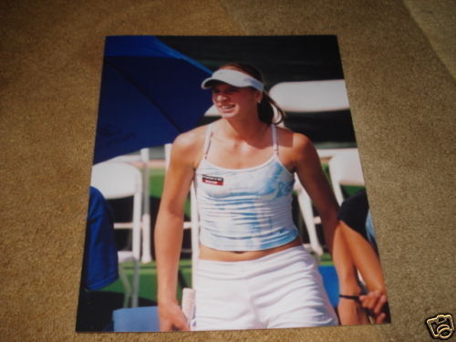 Sesil Kapatancheva Sexy 8x10 Color Promo Tennis Photo Poster painting