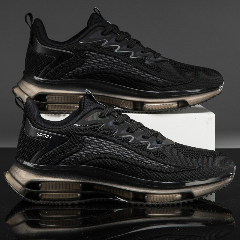 Gamintor New Brand Men's Sports Shoes Double Air Cushion Running Shoes Mesh Breathable Casual Shoes Outdoor Non-slip Basketball Shoes