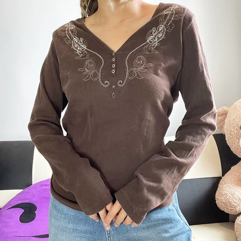 90s Vintage y2k Mall Goth Black Graphic T-shirt Casual Grunge Print Tee Shirt Women Harajuku Fashion Basic T Shirt Streetwear