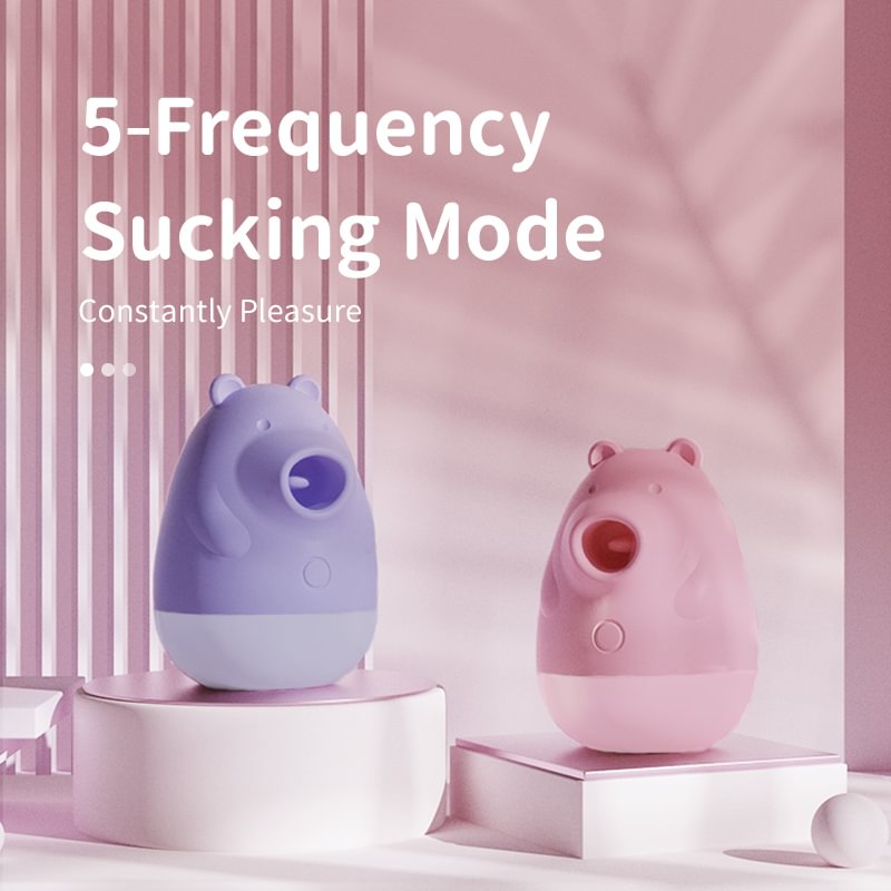 5-frequency Sucking Mode Remote Control Sucking Vibration Sex Toy For Adults