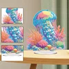 DIY Jellyfish Coral Diamond Painting Desktop Ornaments