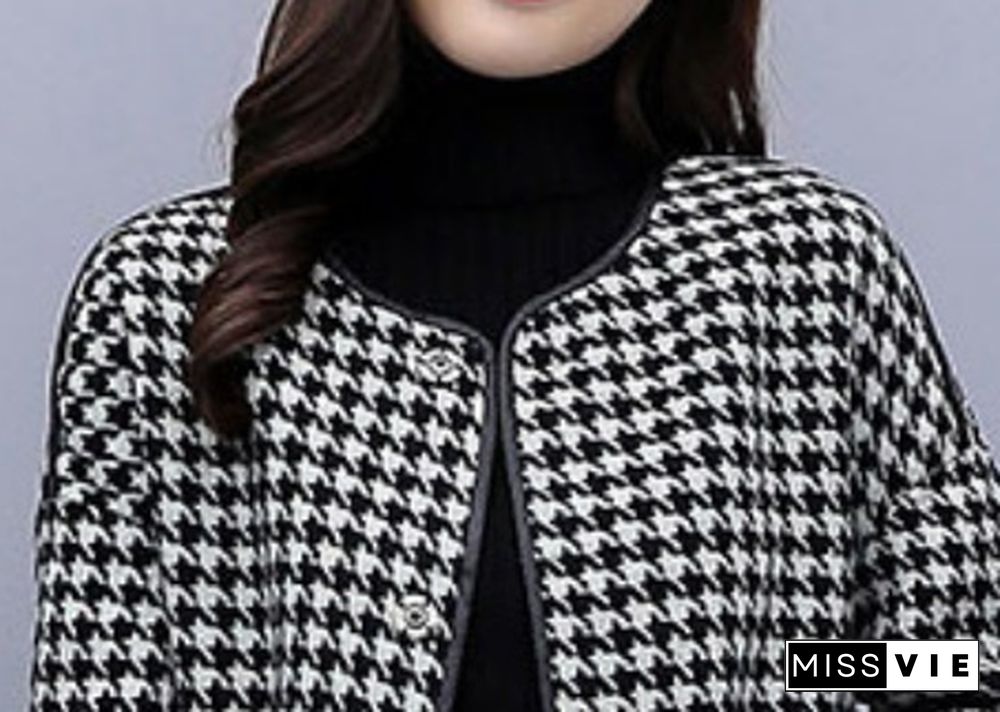 Autumn Winter Two Piece Sets Outfits Women Woolen Coat And Cropped Wide Leg Pants Suits Office Elegant Sets