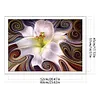 uk.everydayedeals (Limited Stock)Cross Stitch - 11ct Stamped - Fleur abstraite (60*45cm)