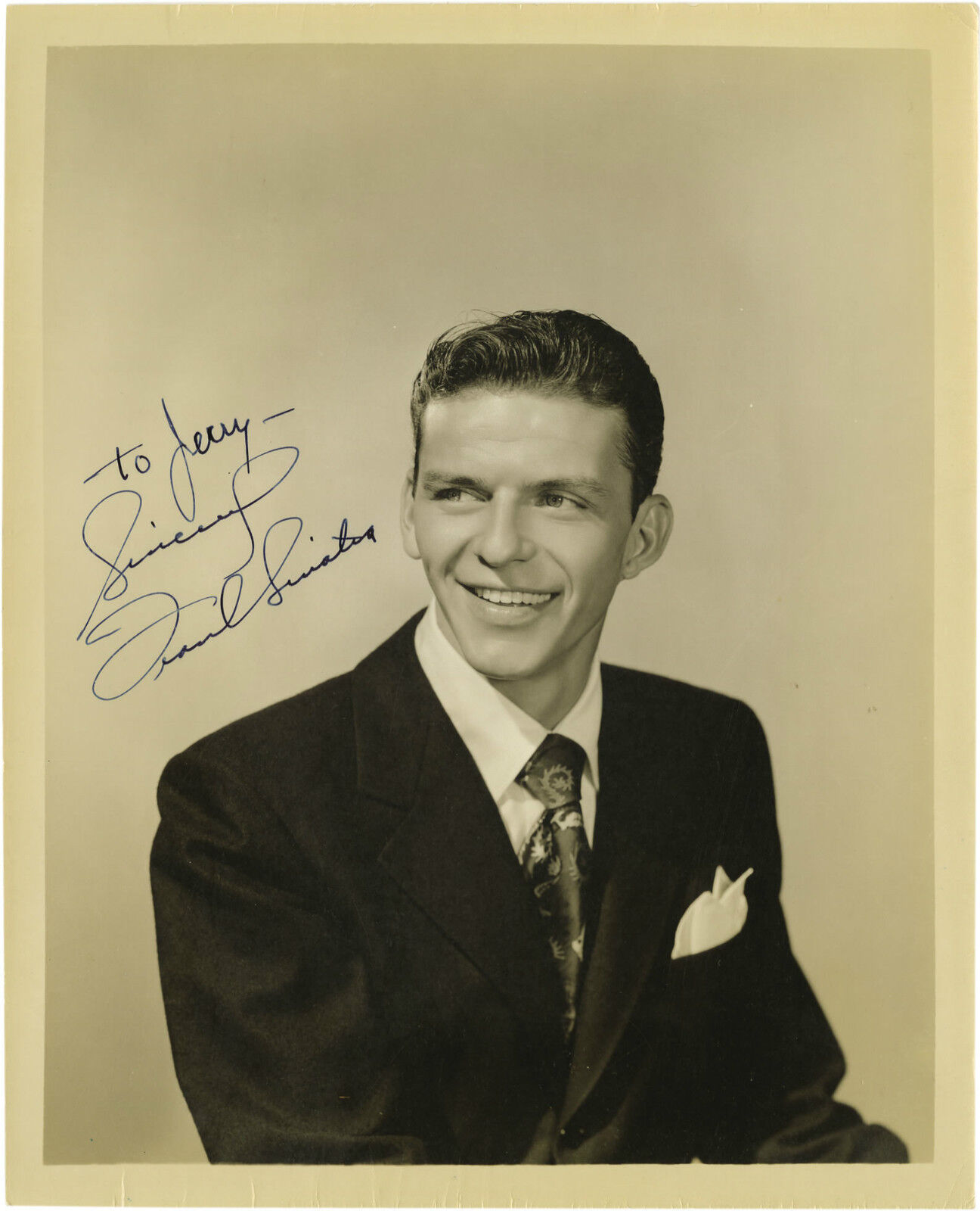 FRANK SINATRA - Autographed Photo Poster paintinggraph - Singer & Film Actor - Preprint