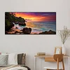 (US Only)Seaside Sunset Oil Paint By Numbers Kits Canvas Picture DIY Wall Drawing 80x40cm