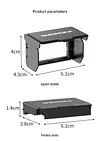 Suitable for DJI Osmo Pocket 3 Pocket Camera Foldable Screen Hood To Prevent Reflection And Glare