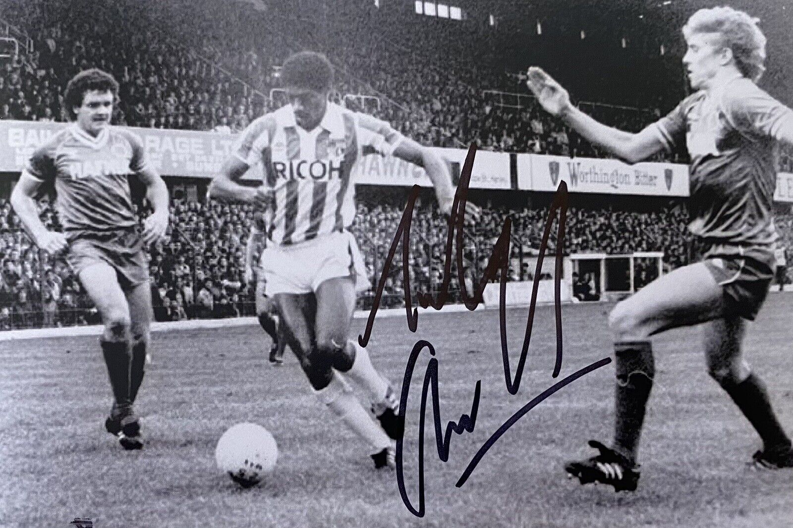 Mark Chamberlain Genuine Hand Signed Stoke City 6X4 Photo Poster painting