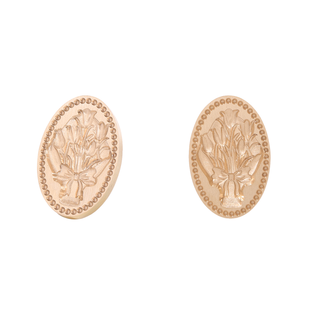 

30*20mm Tulip Wax Seal Stamp Copper Head - Wax Seal Stamp, 501 Original