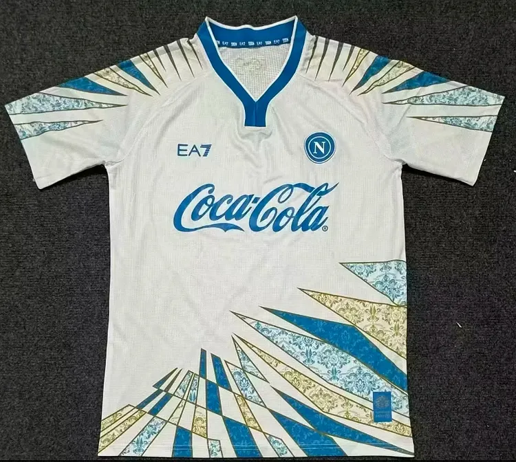 25-26 Napoli pre-match fan version football jersey 1:1 Thai quality